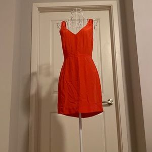 Coral Color Silence and noise silk dress.